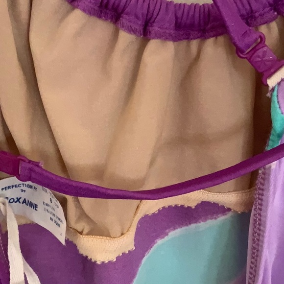 LADIES ROXANNE BATHING SUIT PINK, LAVENDER, TEAL 12 - Picture 5 of 6